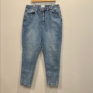 Bohme Blue Straight Leg Jeans High-Rise Vintage-Inspired. Size 31.